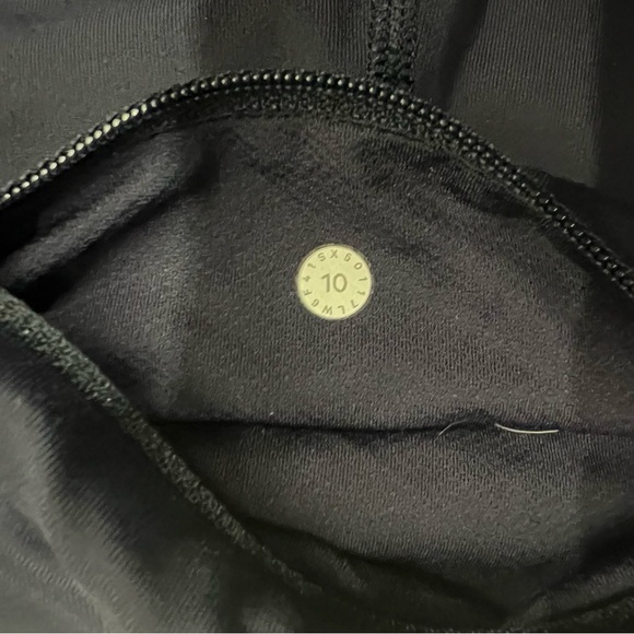 Lululemon Pace Rival Crop 22" Leggings Size 10 Midnight Navy – Luxtreme - Picture 9 of 11